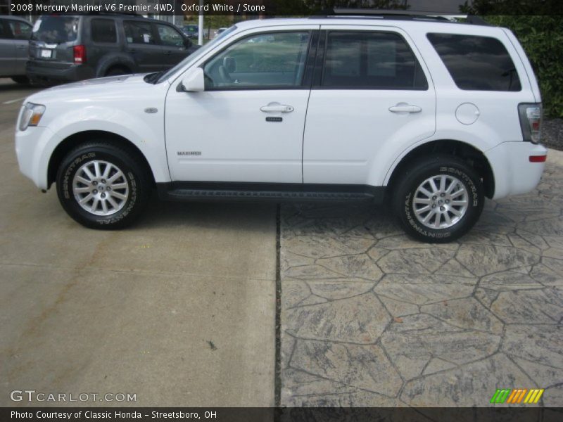 Oxford White / Stone 2008 Mercury Mariner V6 Premier 4WD