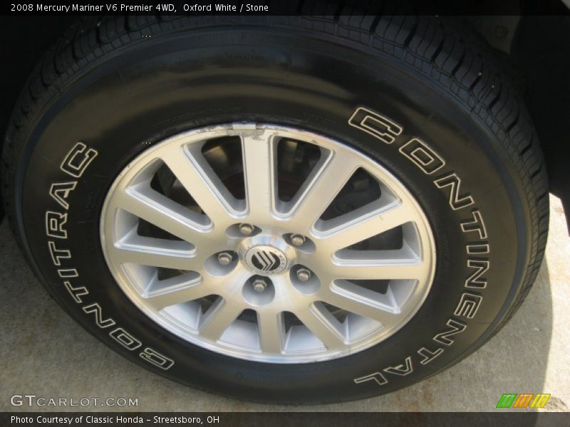 Oxford White / Stone 2008 Mercury Mariner V6 Premier 4WD
