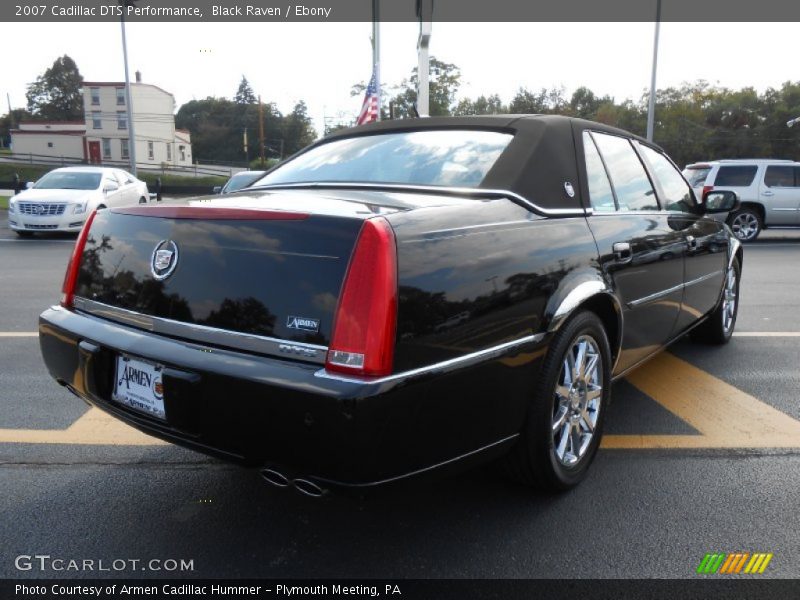 Black Raven / Ebony 2007 Cadillac DTS Performance