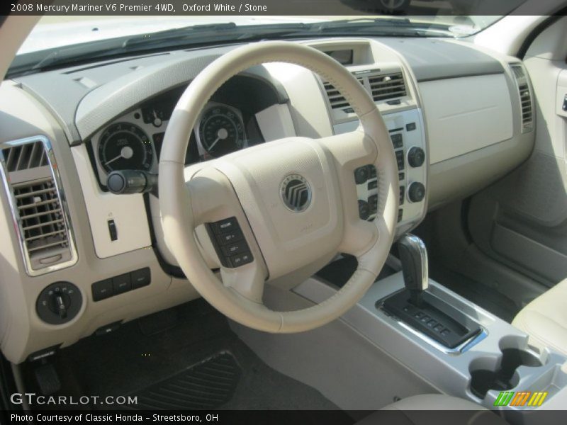 Oxford White / Stone 2008 Mercury Mariner V6 Premier 4WD