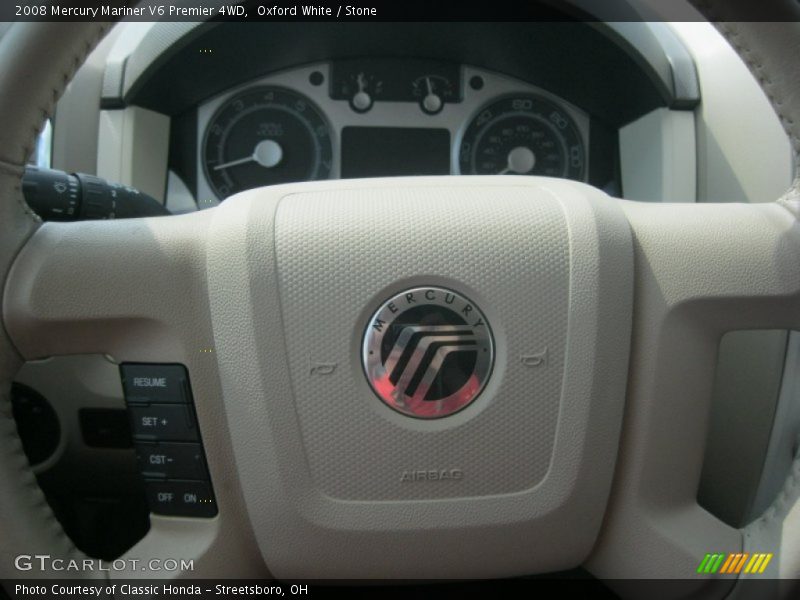 Oxford White / Stone 2008 Mercury Mariner V6 Premier 4WD