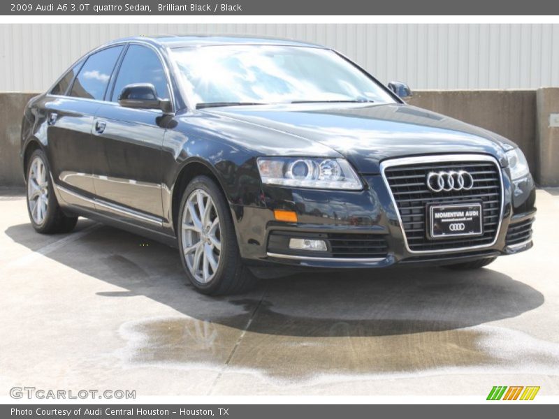Brilliant Black / Black 2009 Audi A6 3.0T quattro Sedan