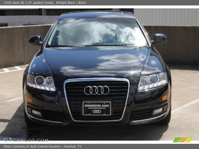 Brilliant Black / Black 2009 Audi A6 3.0T quattro Sedan