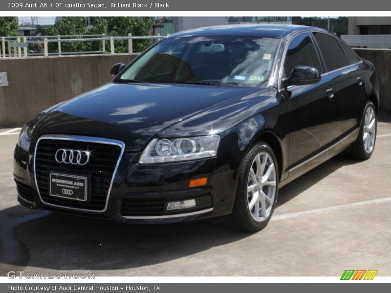 Brilliant Black / Black 2009 Audi A6 3.0T quattro Sedan