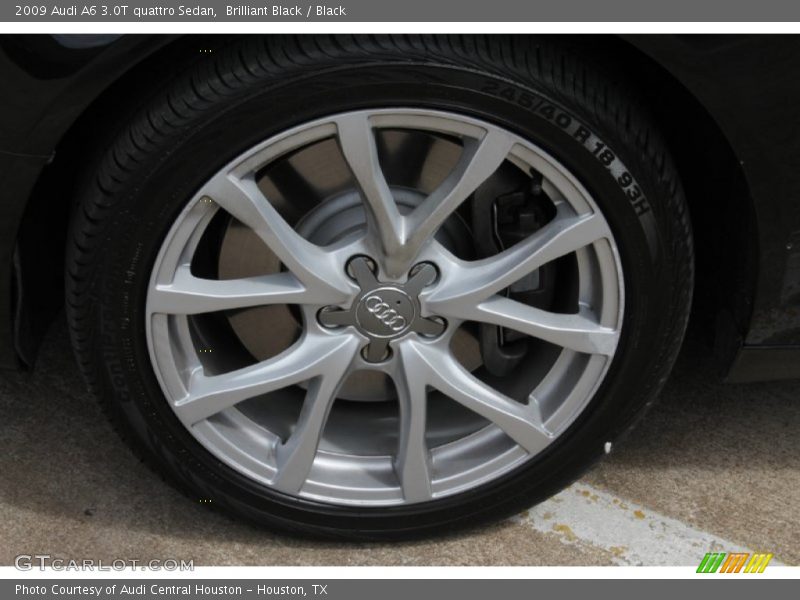Brilliant Black / Black 2009 Audi A6 3.0T quattro Sedan