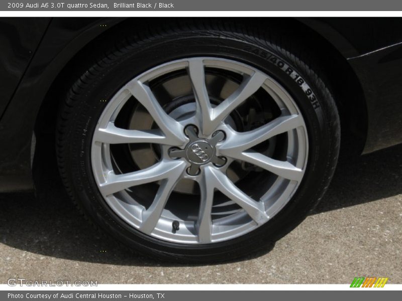 Brilliant Black / Black 2009 Audi A6 3.0T quattro Sedan