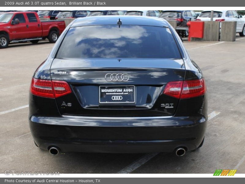 Brilliant Black / Black 2009 Audi A6 3.0T quattro Sedan