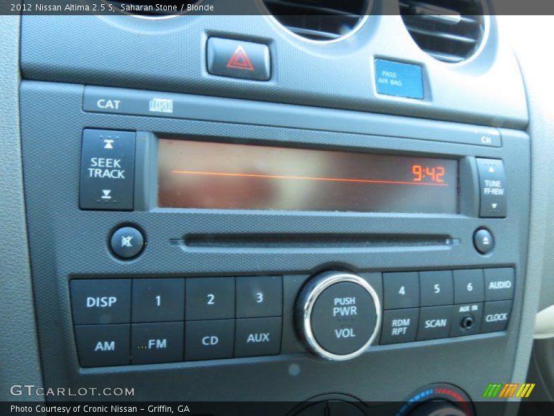 Saharan Stone / Blonde 2012 Nissan Altima 2.5 S