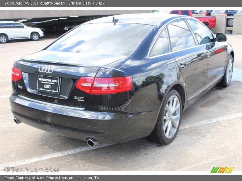 Brilliant Black / Black 2009 Audi A6 3.0T quattro Sedan