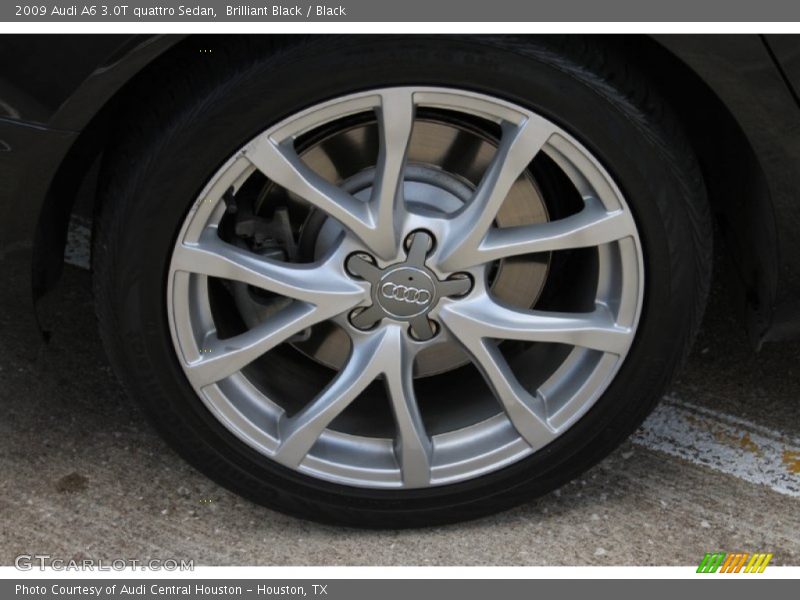 Brilliant Black / Black 2009 Audi A6 3.0T quattro Sedan