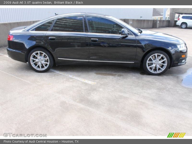Brilliant Black / Black 2009 Audi A6 3.0T quattro Sedan