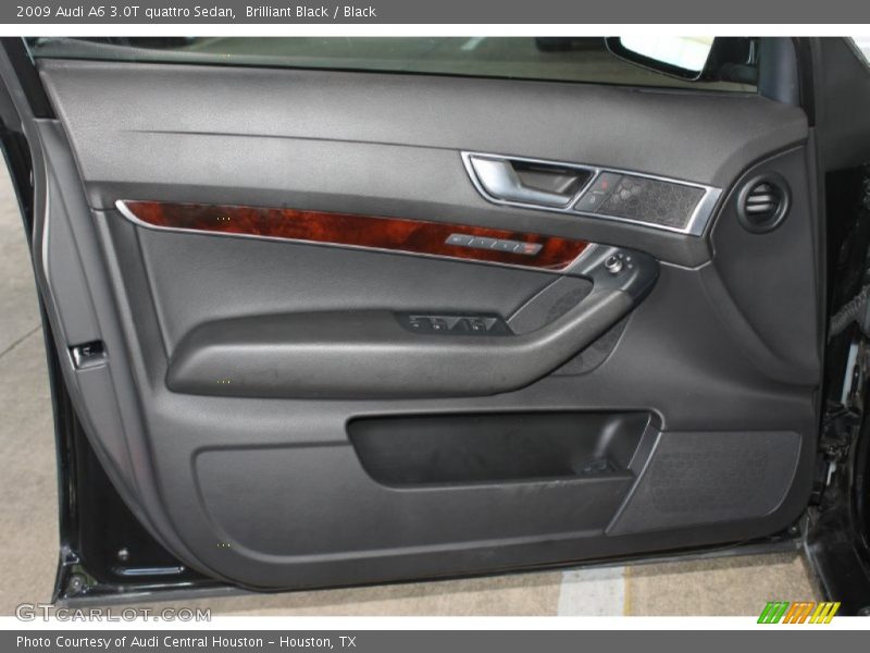 Brilliant Black / Black 2009 Audi A6 3.0T quattro Sedan