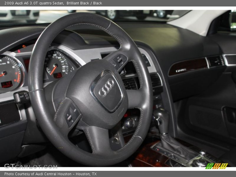 Brilliant Black / Black 2009 Audi A6 3.0T quattro Sedan