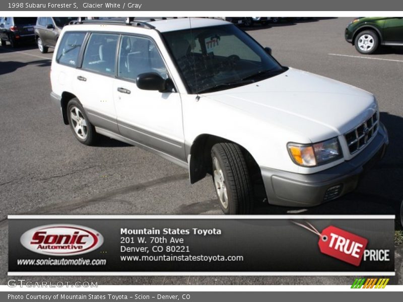 Glacier White / Gray 1998 Subaru Forester S