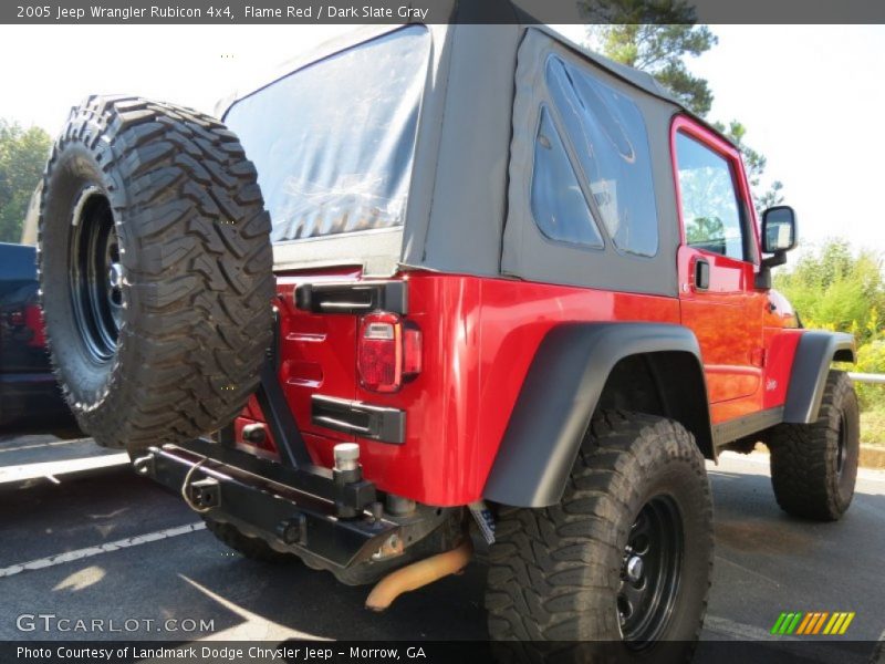 Flame Red / Dark Slate Gray 2005 Jeep Wrangler Rubicon 4x4