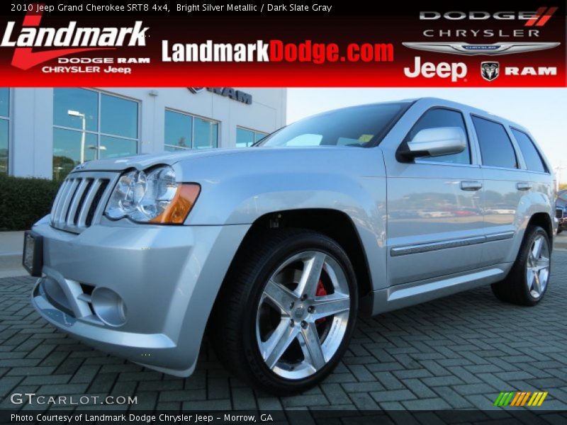 Bright Silver Metallic / Dark Slate Gray 2010 Jeep Grand Cherokee SRT8 4x4