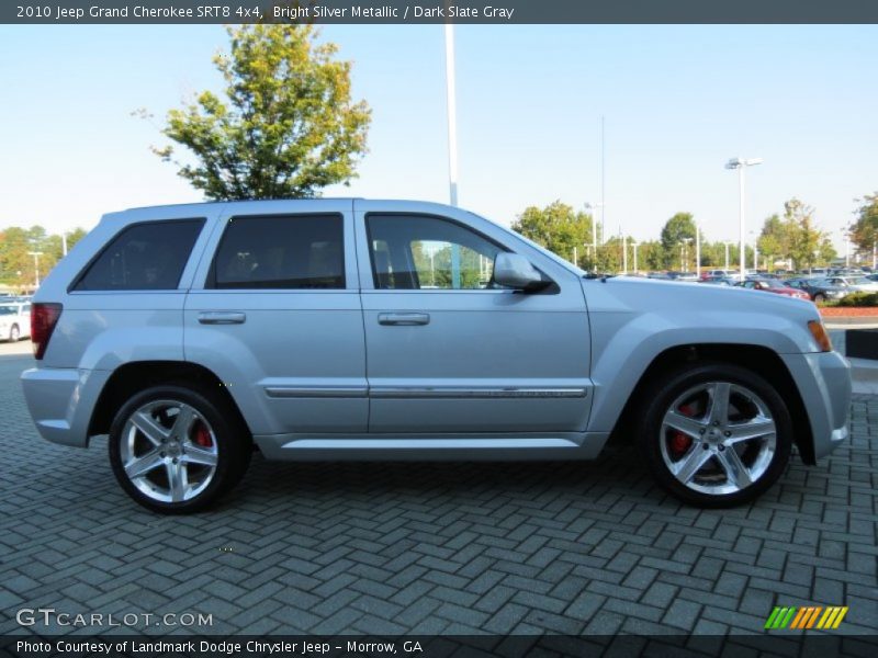 Bright Silver Metallic / Dark Slate Gray 2010 Jeep Grand Cherokee SRT8 4x4