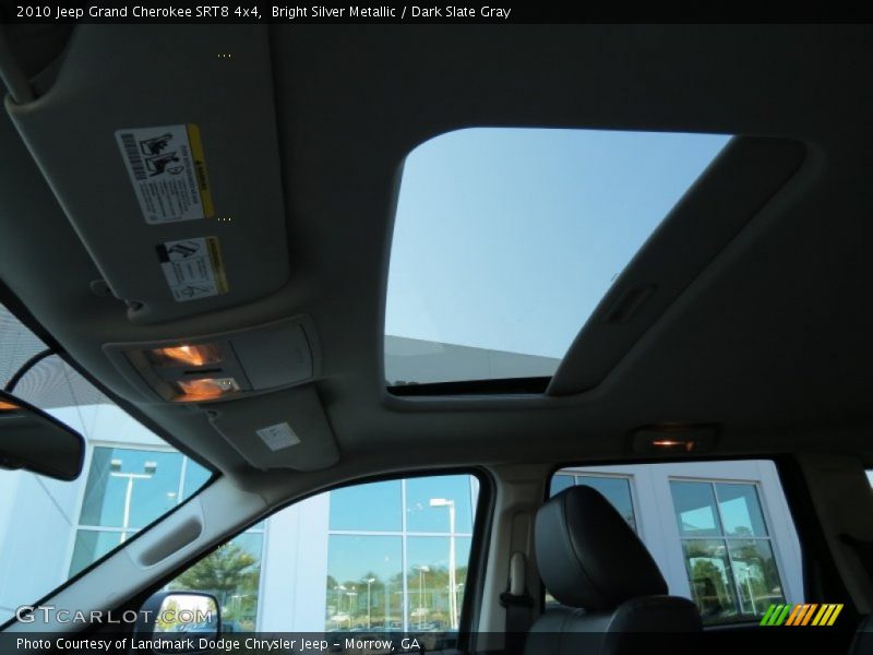 Bright Silver Metallic / Dark Slate Gray 2010 Jeep Grand Cherokee SRT8 4x4