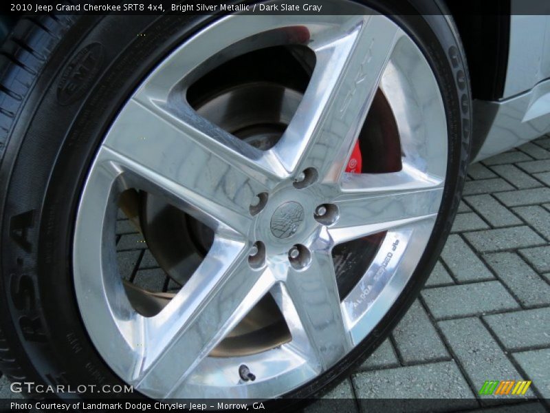 Bright Silver Metallic / Dark Slate Gray 2010 Jeep Grand Cherokee SRT8 4x4