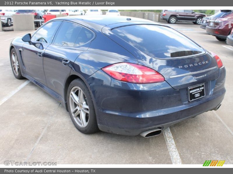 Yachting Blue Metallic / Luxor Beige 2012 Porsche Panamera V6