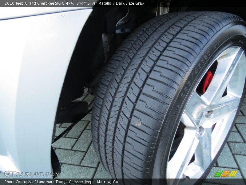 Bright Silver Metallic / Dark Slate Gray 2010 Jeep Grand Cherokee SRT8 4x4
