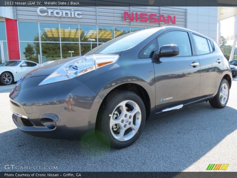 Metallic Slate / Black 2013 Nissan LEAF SV