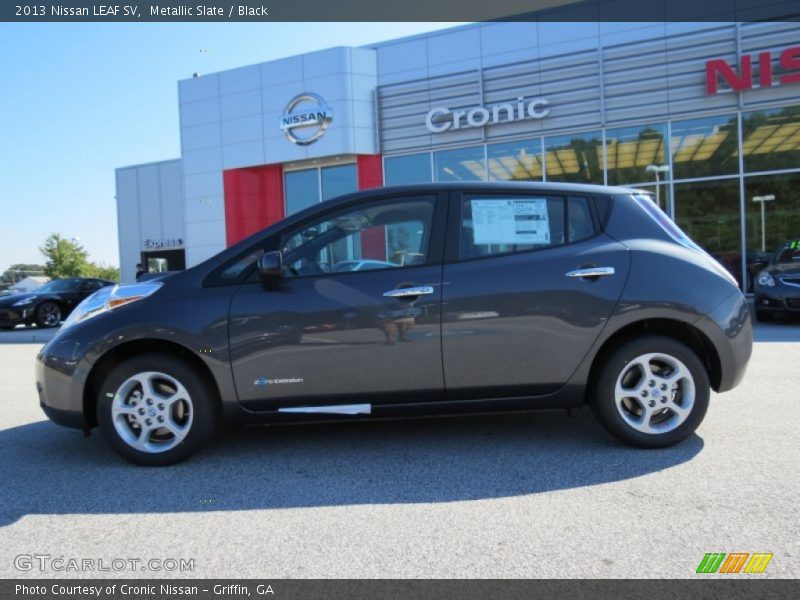 Metallic Slate / Black 2013 Nissan LEAF SV