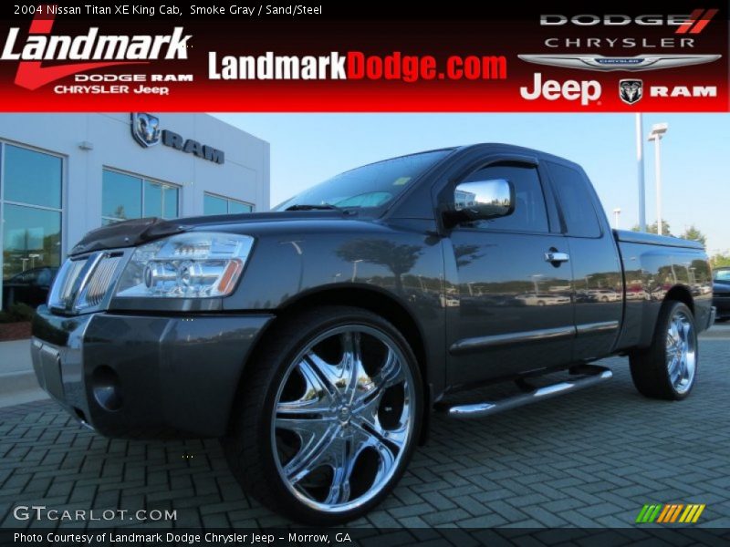 Smoke Gray / Sand/Steel 2004 Nissan Titan XE King Cab