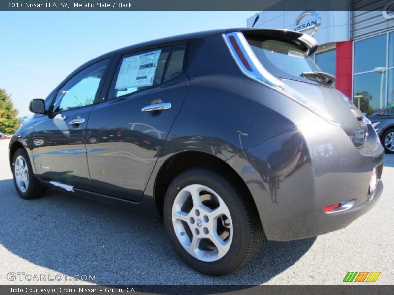 Metallic Slate / Black 2013 Nissan LEAF SV