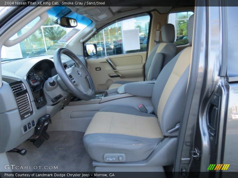 Smoke Gray / Sand/Steel 2004 Nissan Titan XE King Cab