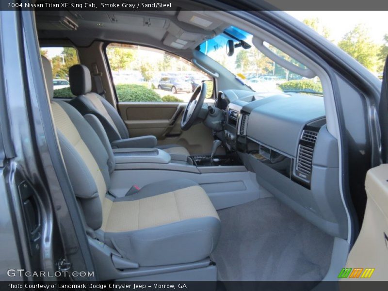 Smoke Gray / Sand/Steel 2004 Nissan Titan XE King Cab