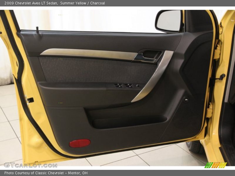 Summer Yellow / Charcoal 2009 Chevrolet Aveo LT Sedan