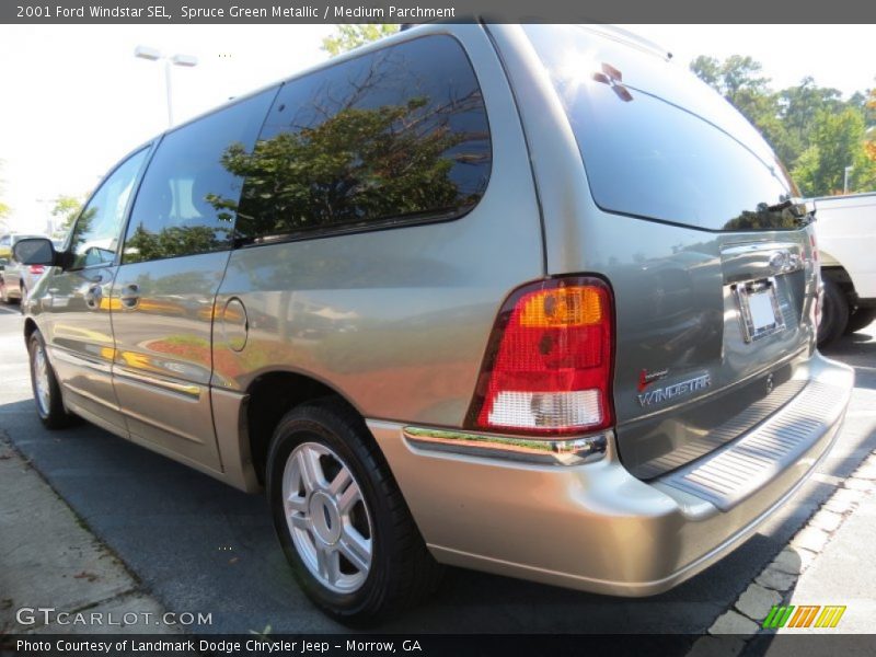 Spruce Green Metallic / Medium Parchment 2001 Ford Windstar SEL