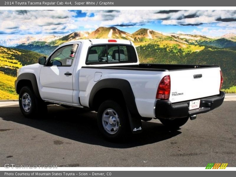 Super White / Graphite 2014 Toyota Tacoma Regular Cab 4x4