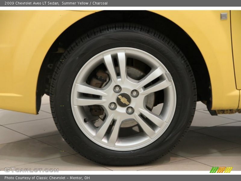 Summer Yellow / Charcoal 2009 Chevrolet Aveo LT Sedan