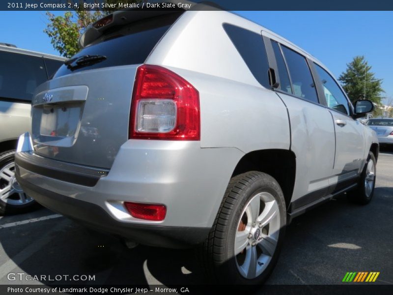 Bright Silver Metallic / Dark Slate Gray 2011 Jeep Compass 2.4