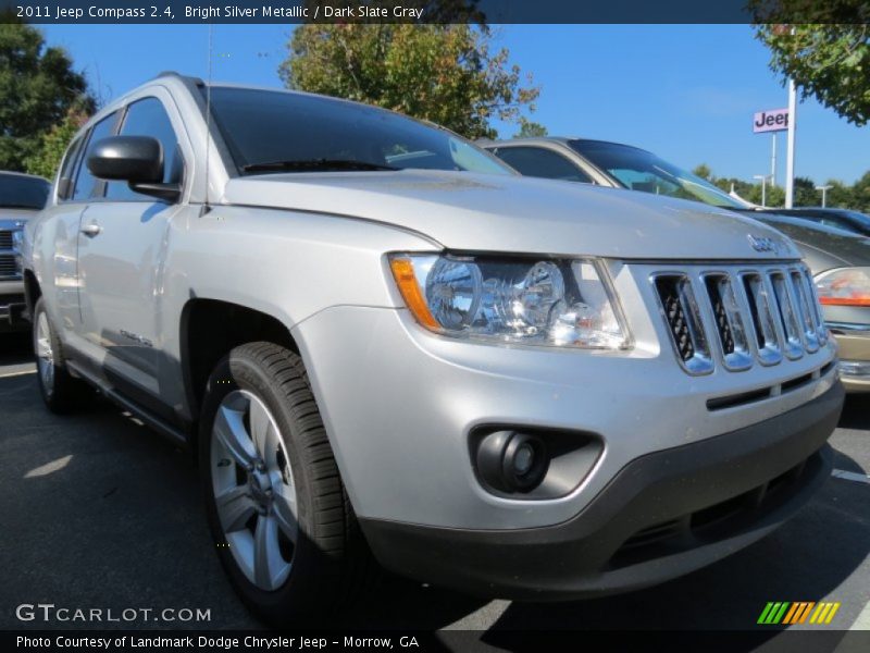 Bright Silver Metallic / Dark Slate Gray 2011 Jeep Compass 2.4