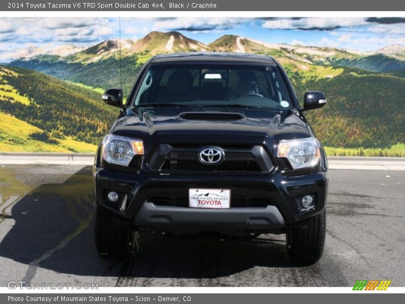 Black / Graphite 2014 Toyota Tacoma V6 TRD Sport Double Cab 4x4