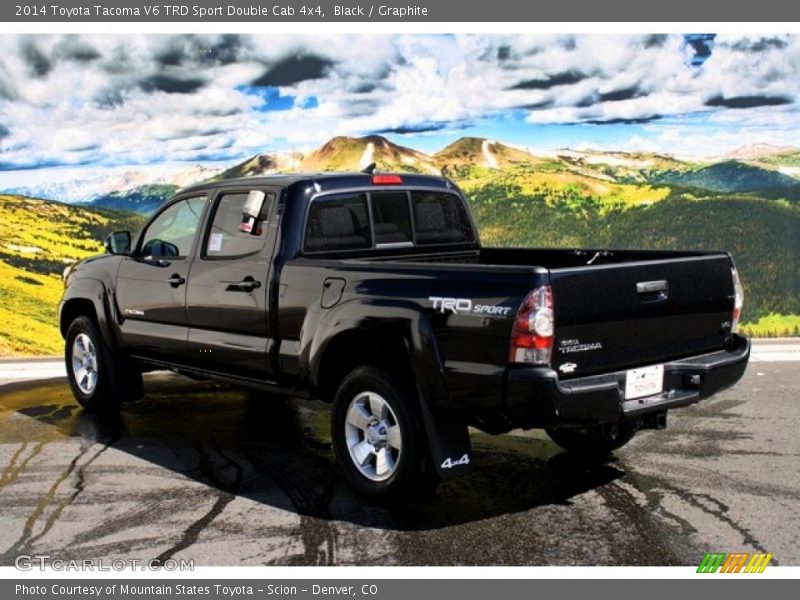 Black / Graphite 2014 Toyota Tacoma V6 TRD Sport Double Cab 4x4
