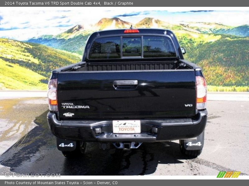 Black / Graphite 2014 Toyota Tacoma V6 TRD Sport Double Cab 4x4