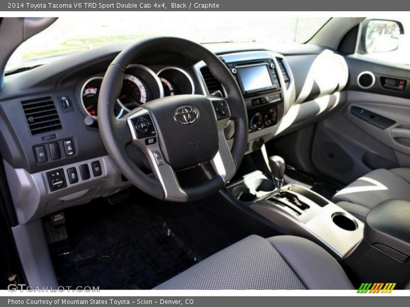  2014 Tacoma V6 TRD Sport Double Cab 4x4 Graphite Interior