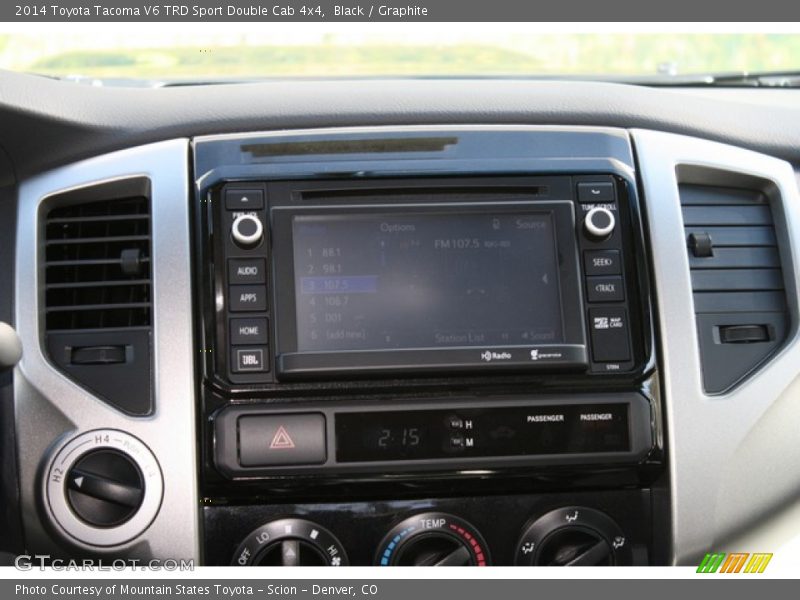 Black / Graphite 2014 Toyota Tacoma V6 TRD Sport Double Cab 4x4