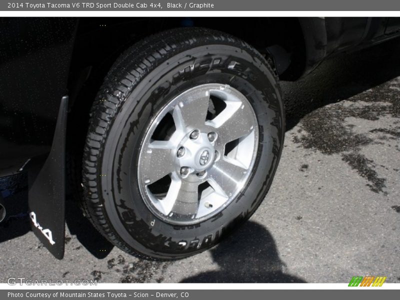 Black / Graphite 2014 Toyota Tacoma V6 TRD Sport Double Cab 4x4