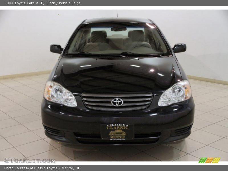 Black / Pebble Beige 2004 Toyota Corolla LE