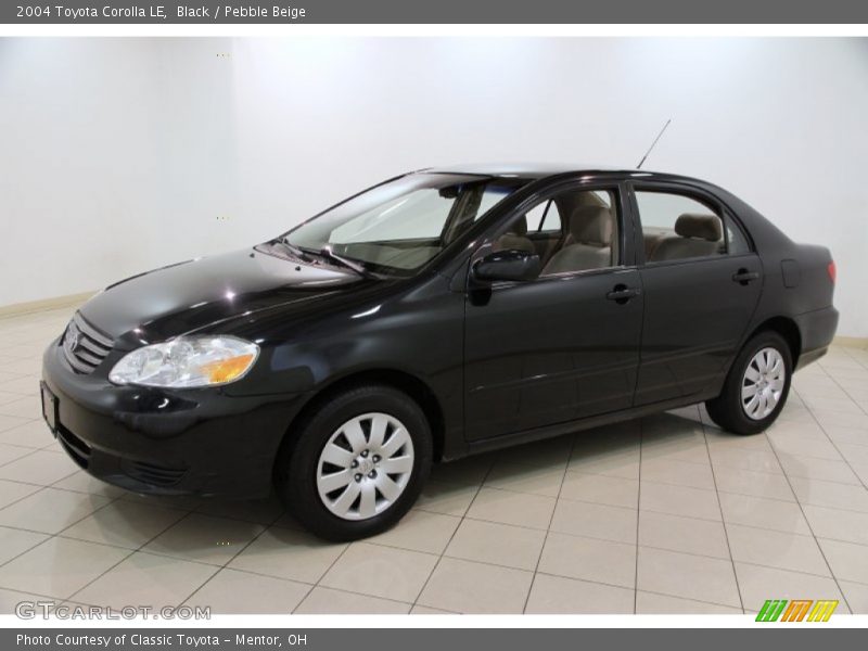 Black / Pebble Beige 2004 Toyota Corolla LE