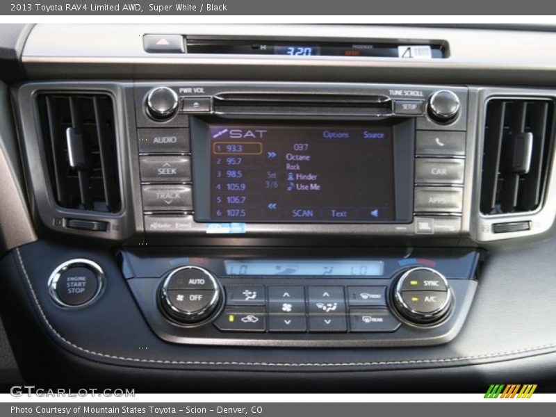Super White / Black 2013 Toyota RAV4 Limited AWD