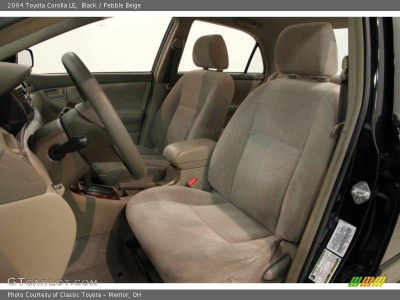 Black / Pebble Beige 2004 Toyota Corolla LE