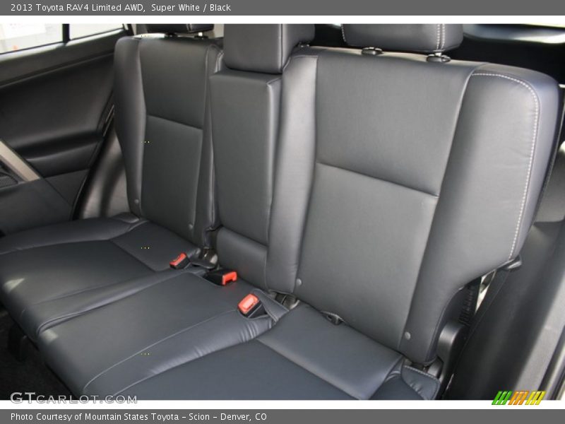Super White / Black 2013 Toyota RAV4 Limited AWD