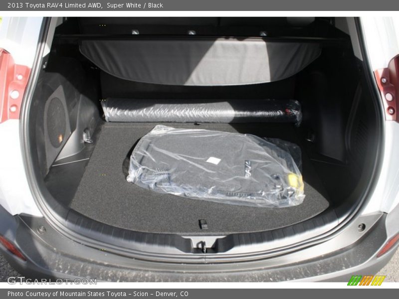 Super White / Black 2013 Toyota RAV4 Limited AWD