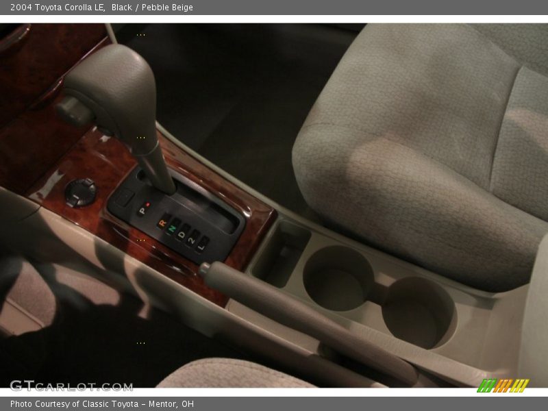 Black / Pebble Beige 2004 Toyota Corolla LE